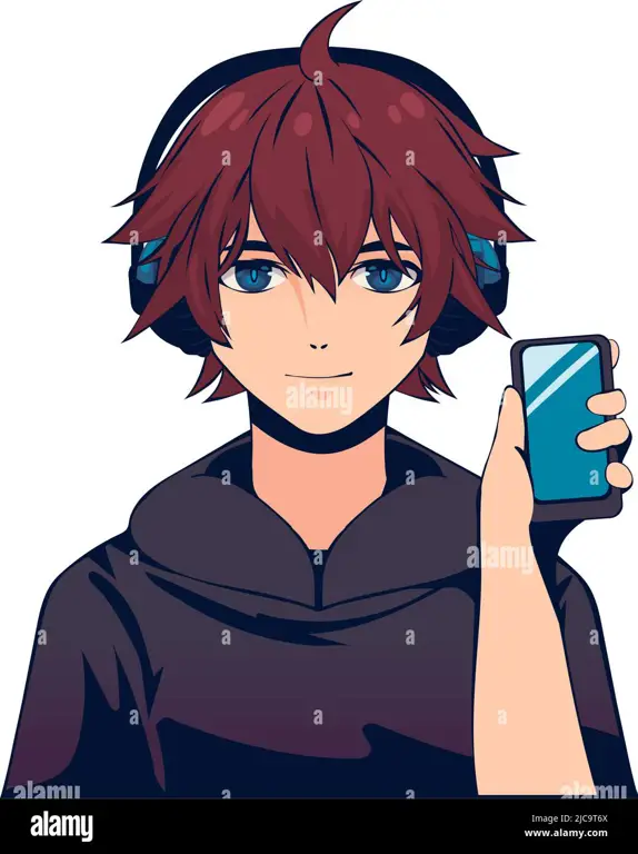 Menikmati Anime Kapanpun dan Dimanapun Seseorang menonton anime di ponsel secara offline
