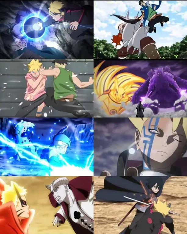 Adegan pertarungan seru di Anime Boruto Adegan pertarungan Boruto