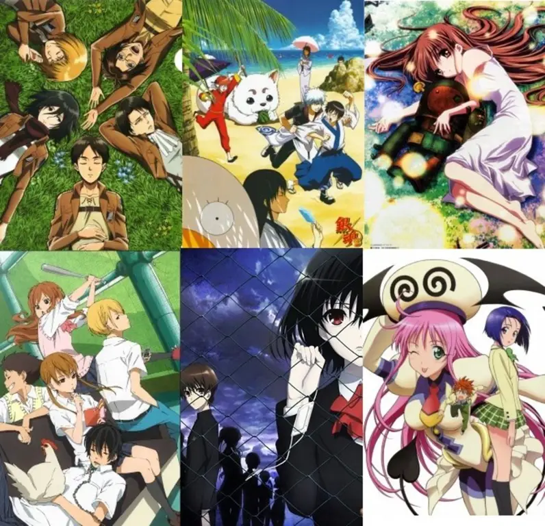 Berbagai Pilihan Genre Anime Gambar berbagai genre anime