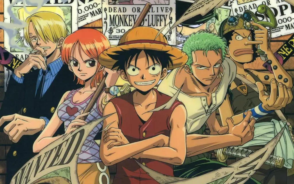 Para Karakter One Piece yang Ikonik Gambar para karakter utama One Piece