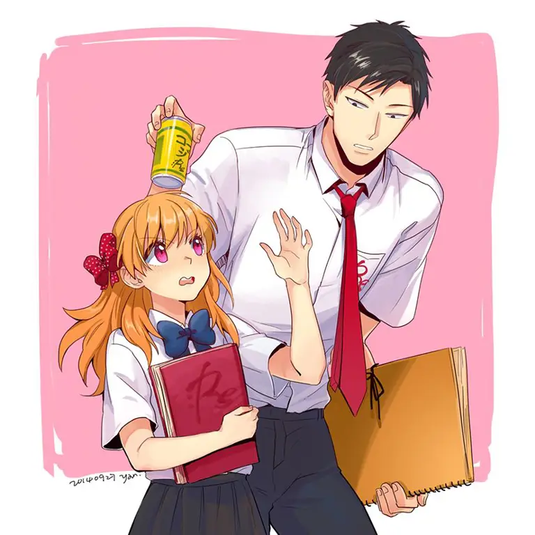 Hubungan unik antara Nozaki-kun dan Sakura Chiyo Gambar Nozaki-kun dan Sakura Chiyo