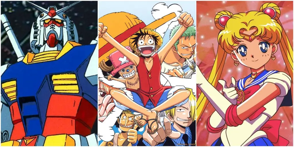 Pilihan Genre Anime yang Beragam Berbagai macam genre anime yang ditampilkan dalam gambar