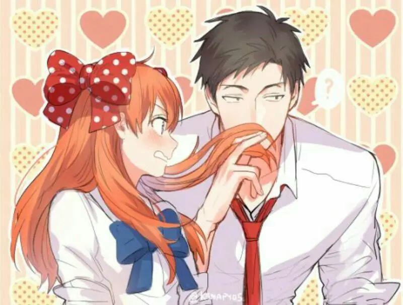 Momen lucu Nozaki-kun dan Sakura Chiyo Nozaki-kun dan Sakura Chiyo dalam sebuah adegan anime