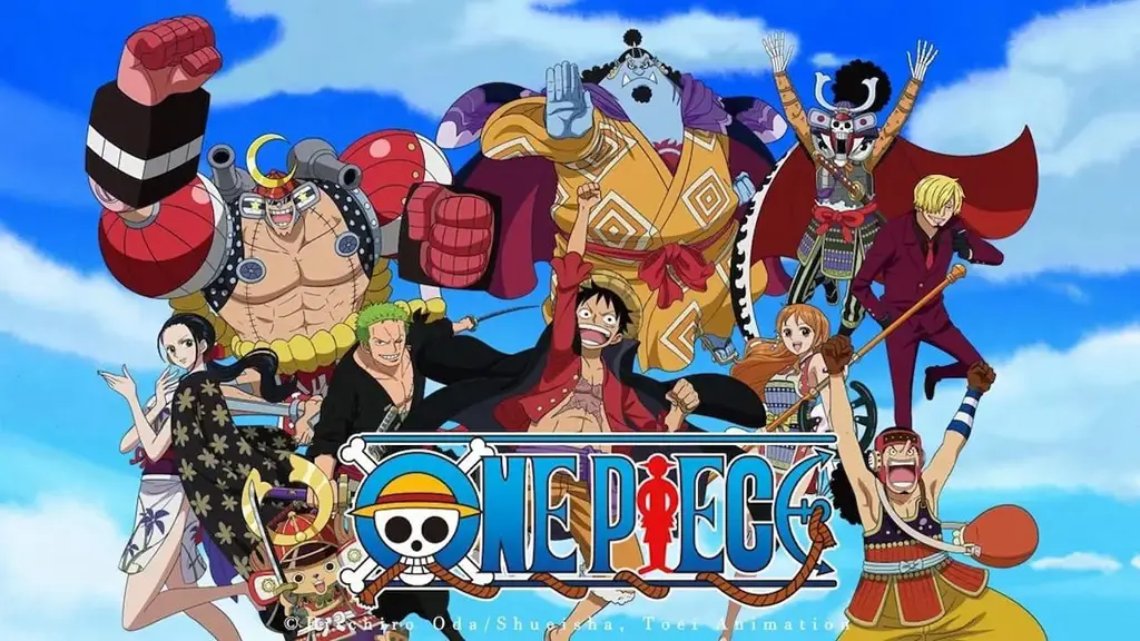Suasana pencarian harta karun dalam anime One Piece Gambar adegan harta karun One Piece