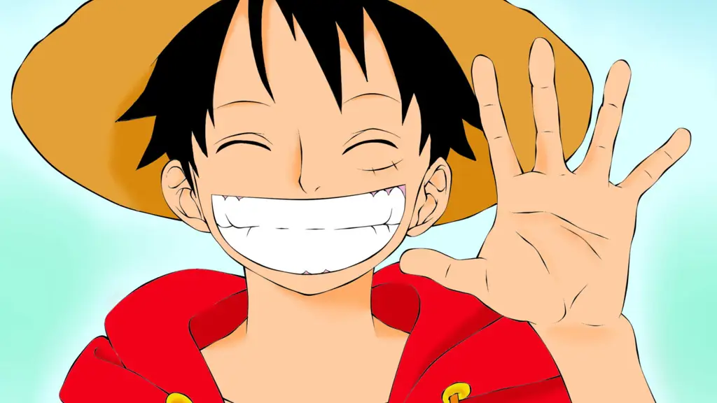 Senyum khas Luffy Gambar Monkey D Luffy tersenyum