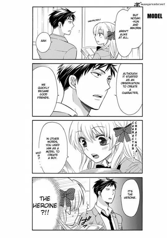 Karya seni manga yang ditampilkan dalam anime Panel-panel manga dalam anime Nozaki-kun