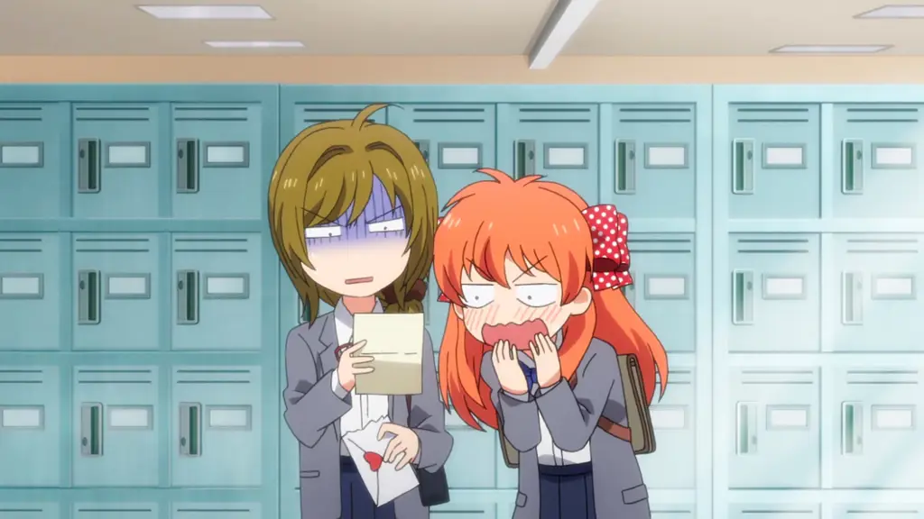 Interaksi romantis yang terselubung humor Momen manis antara Nozaki dan Sakura